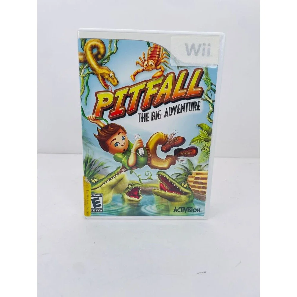 Pitfall The Big Adventure Activision (Wii, 2008) Complete W/ Manual
